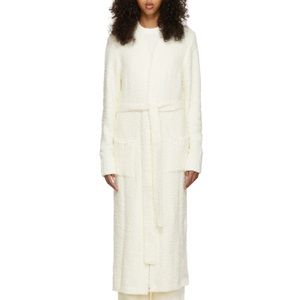 Skims Off White Cozy Robe